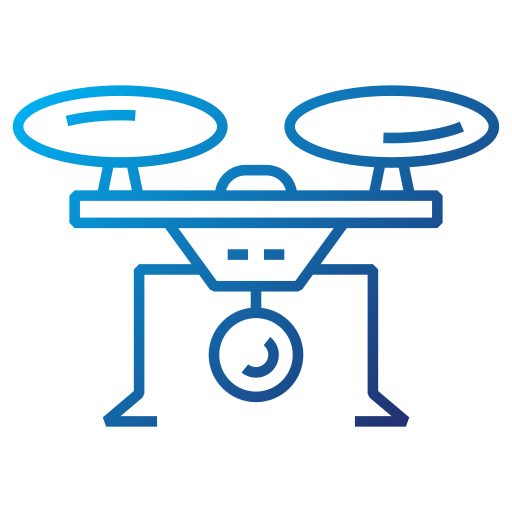 drone Generic gradient outline icona