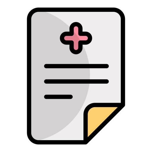 Medical File Generic color lineal-color icon