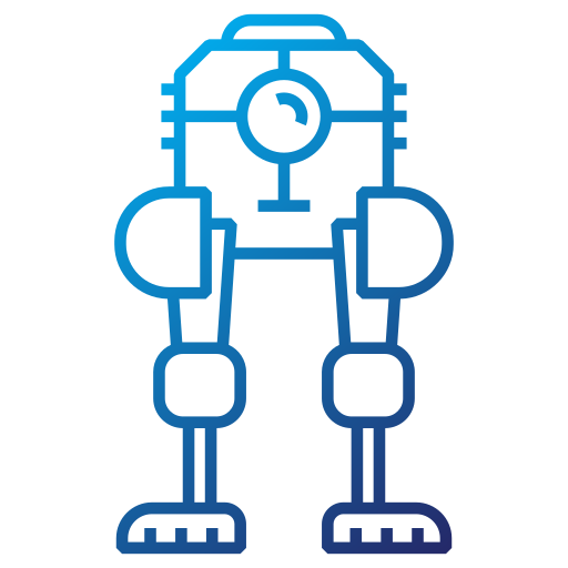 Robot assistant Generic gradient outline icon