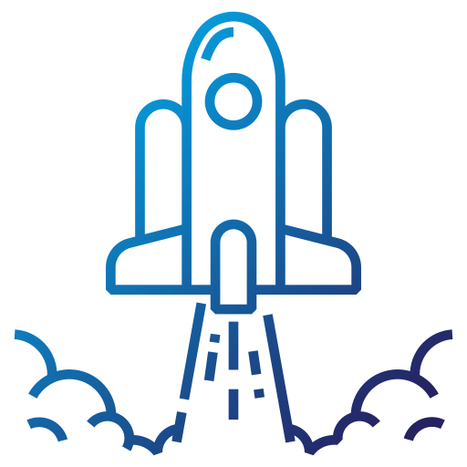 Space ship Generic gradient outline icon