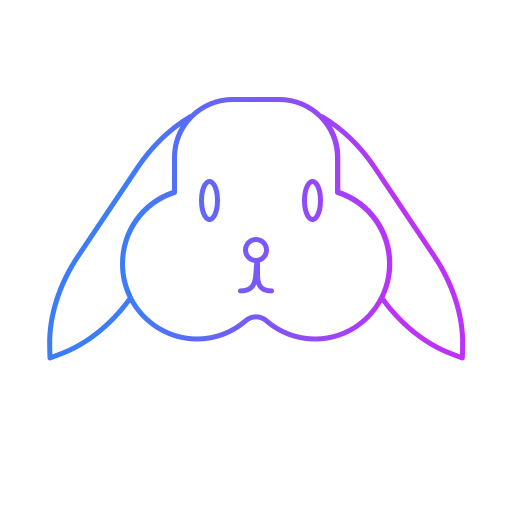 イースターのウサギ Generic gradient outline icon