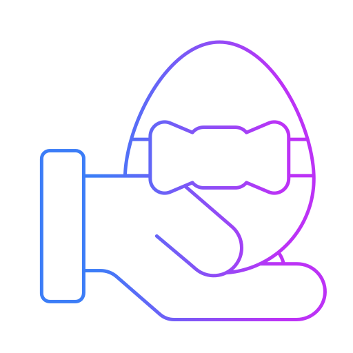 Egg hunt Generic gradient outline icon