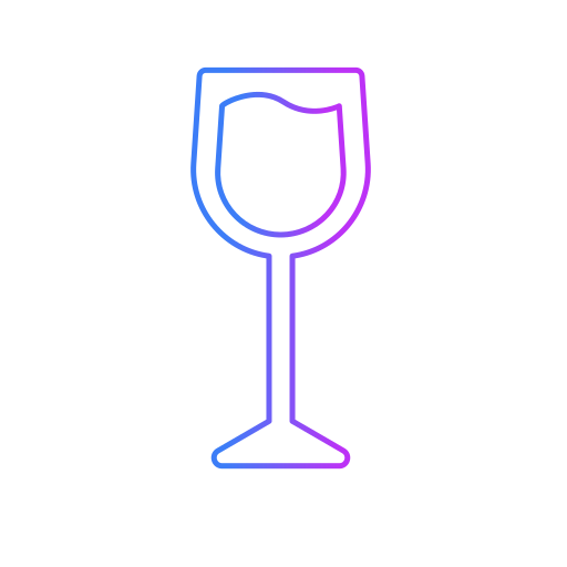 vino Generic gradient outline icono
