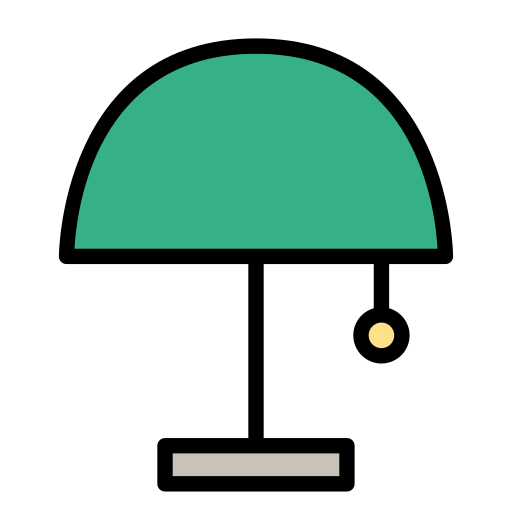 lámpara Generic color lineal-color icono