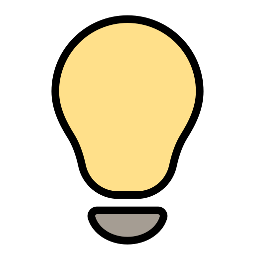 Лампочка Generic color lineal-color иконка