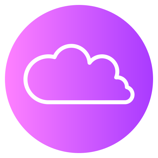nube Generic gradient fill icono