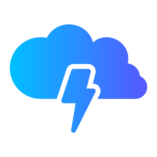Lightning bolt  Generic gradient fill icon