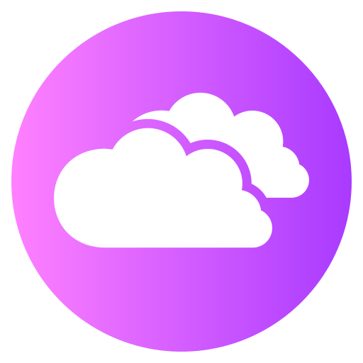 chmura Generic gradient fill ikona