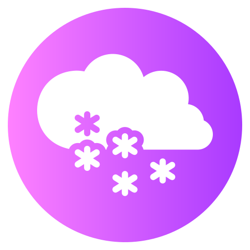Snowing Generic gradient fill icon