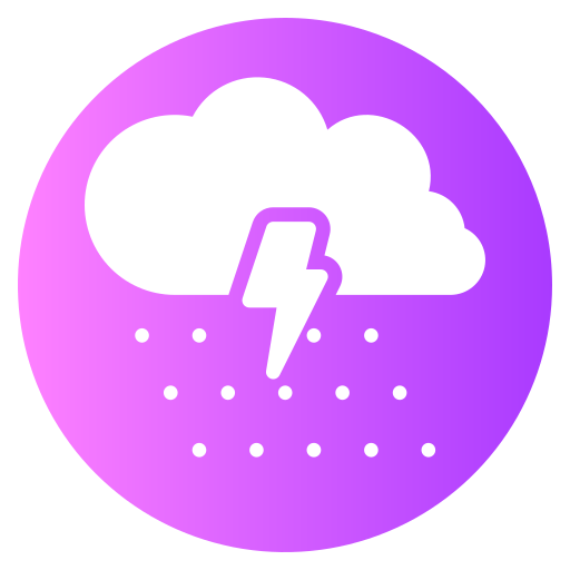 폭풍 Generic gradient fill icon