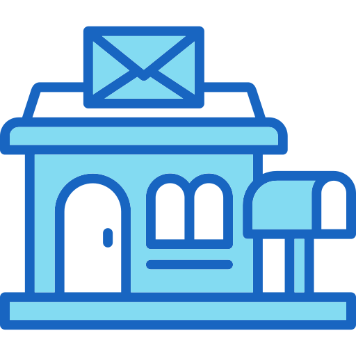 postkantoor Generic color lineal-color icoon