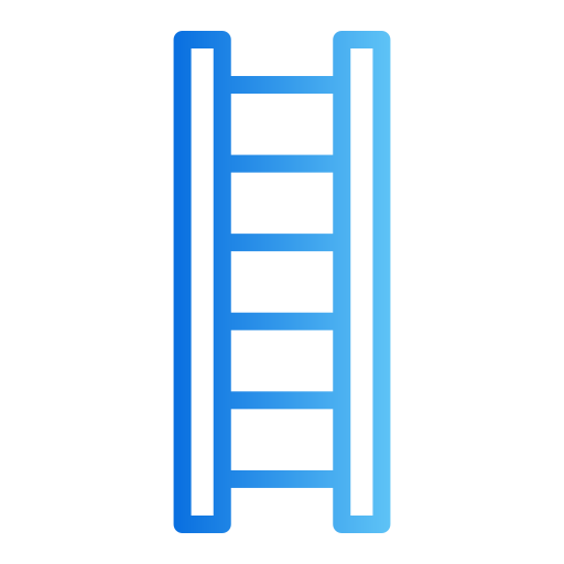 escalera Generic gradient outline icono