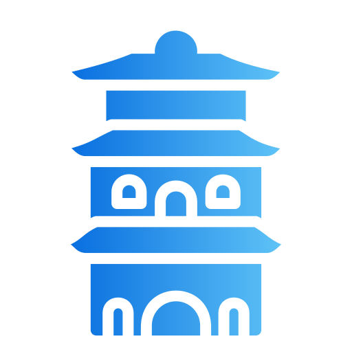 pagoda Generic gradient fill ikona