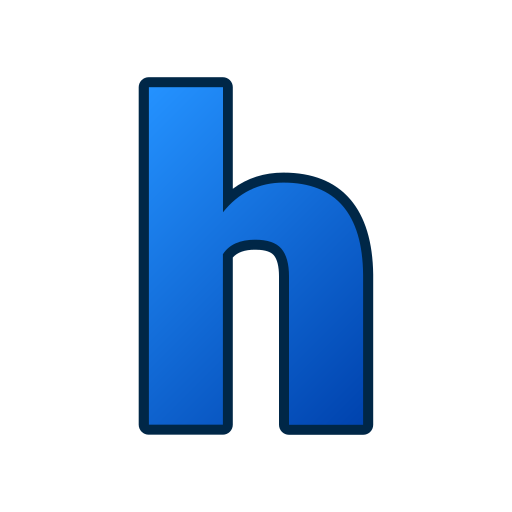 lettera h Generic gradient lineal-color icona