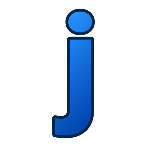 Letter j Generic gradient lineal-color icon