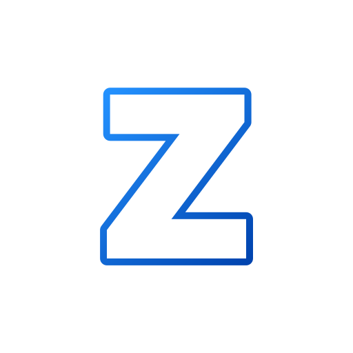 편지 z Generic gradient outline icon