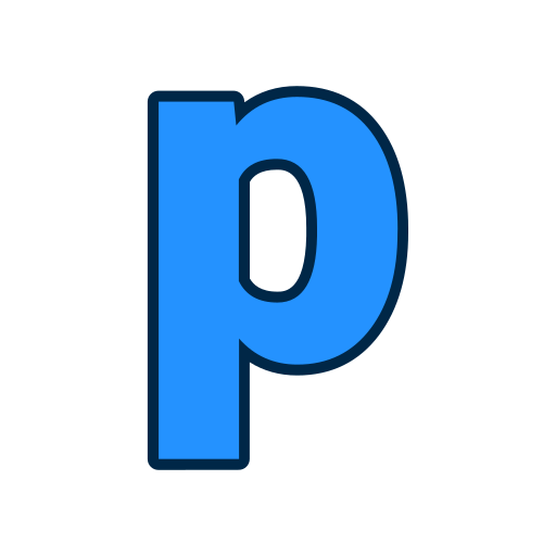 buchstabe p. Generic color lineal-color icon