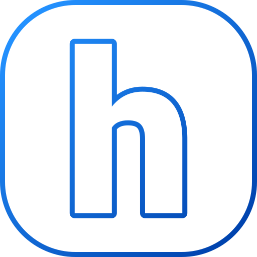 litera h Generic gradient outline ikona