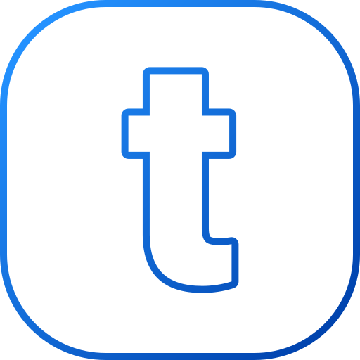 Letter T  Generic gradient outline icon