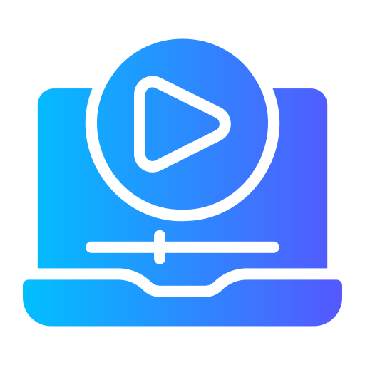 tutorial video Generic gradient fill icona