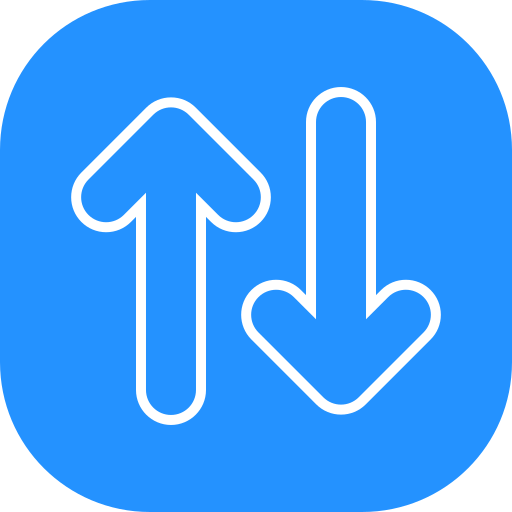 Up and Down Generic color fill icon