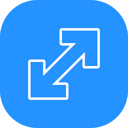 Double sided arrow Generic color fill icon