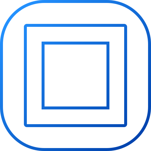 四角 Generic gradient outline icon