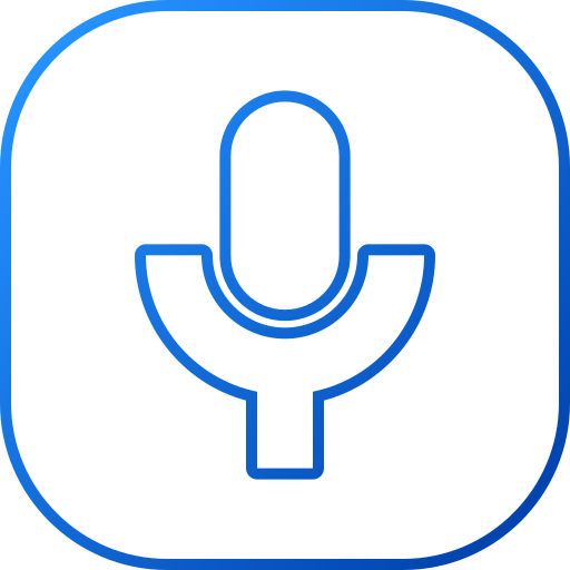mikrofon Generic gradient outline icon