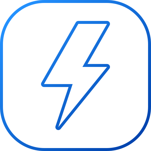 Bolt Generic gradient outline icon