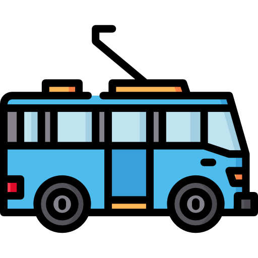 Trolleybus Special Lineal color icon