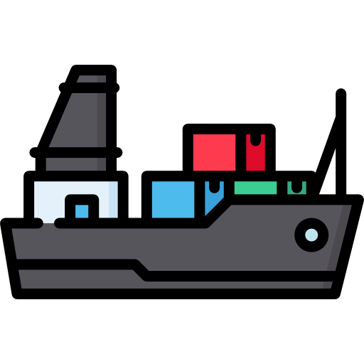 barco de carga Special Lineal color icono