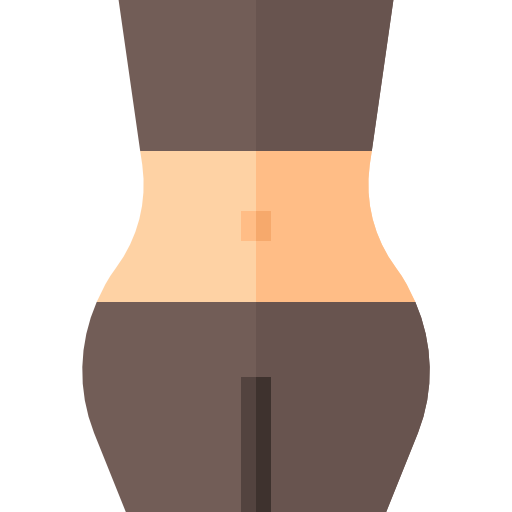 lichaam Basic Straight Flat icoon