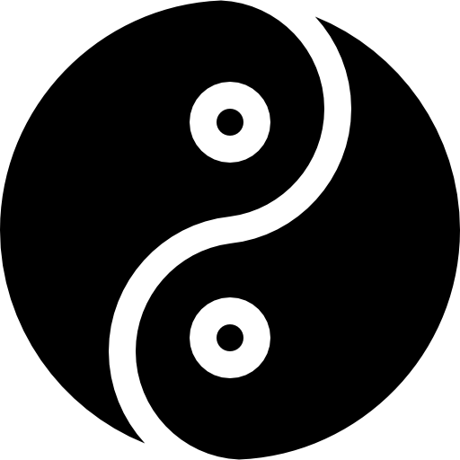陰陽 Basic Straight Filled icon