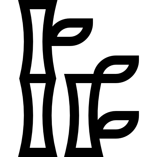대나무 Basic Straight Lineal icon
