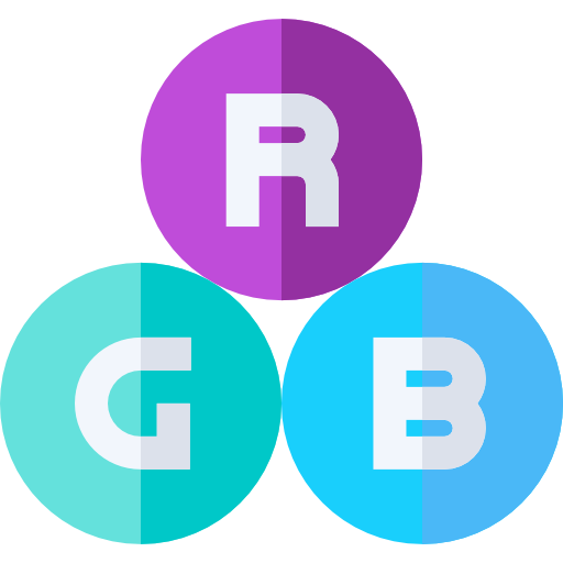 rgb Basic Straight Flat icona