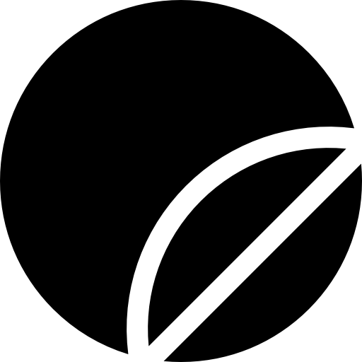 pegatina Basic Straight Filled icono