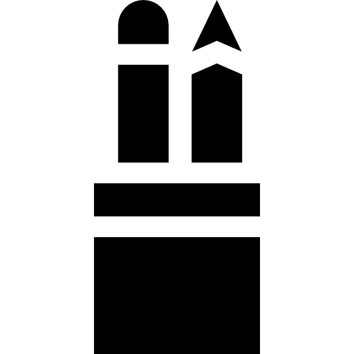 lapices Basic Straight Filled icono