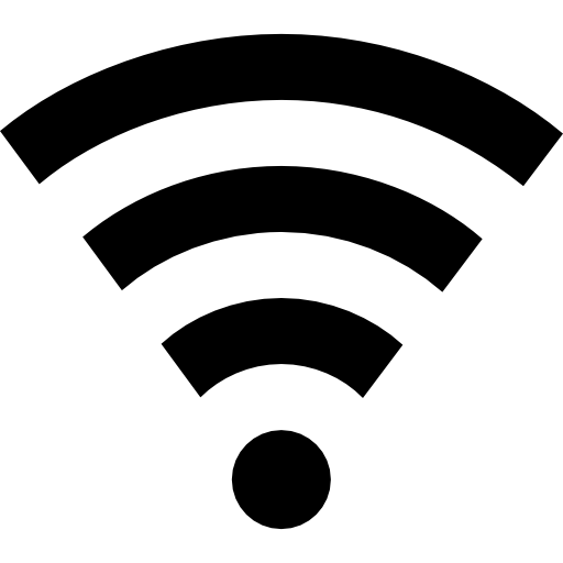 wifi Basic Straight Filled icona