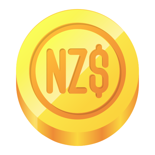 dollaro neozelandese Generic gradient fill icona