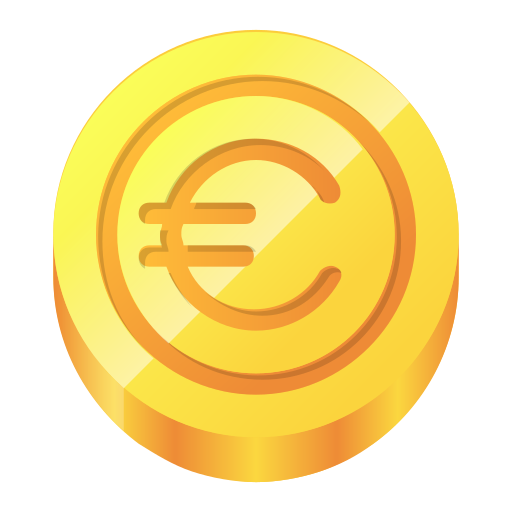 euro Generic gradient fill icon