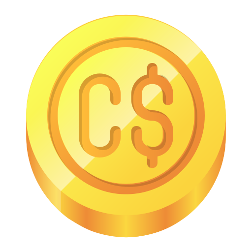dolar kanadyjski Generic gradient fill ikona