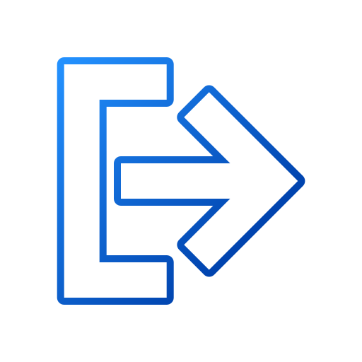 disconnettersi Generic gradient outline icona