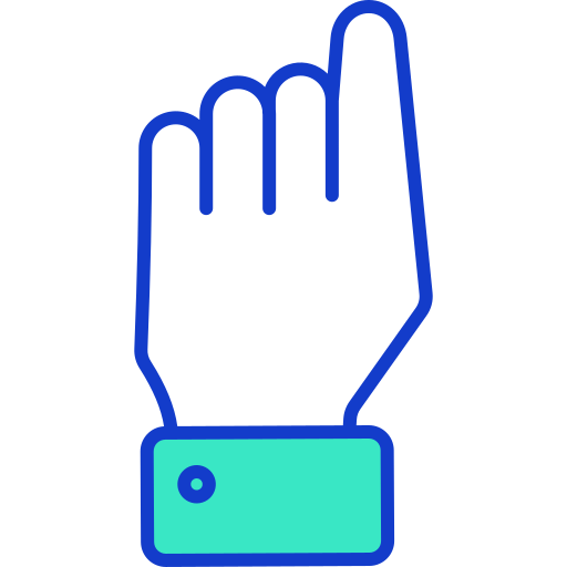 hand Generic color lineal-color icon