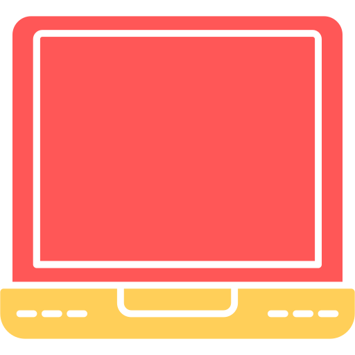 노트북 Generic color fill icon