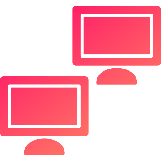 monitores Generic gradient fill icono