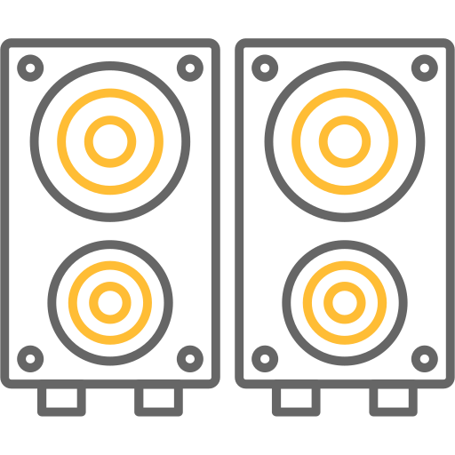 スピーカーボックス Generic color outline icon