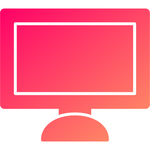 コンピューター Generic gradient fill icon