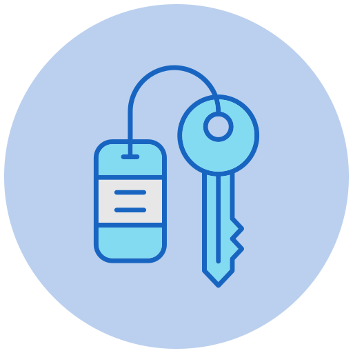 Room Key Generic color lineal-color icon