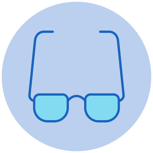 occhiali da vista Generic color lineal-color icona