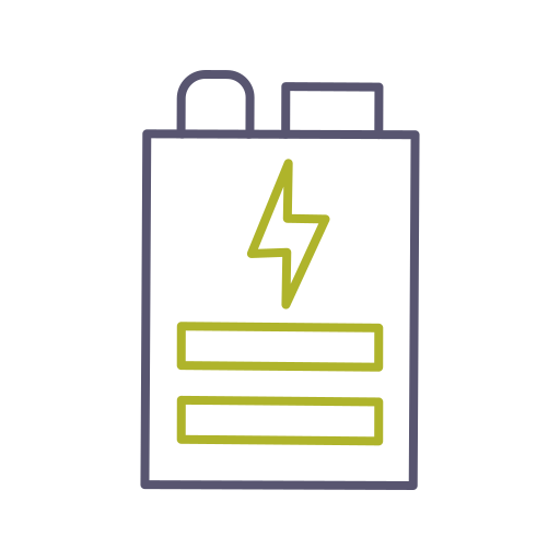 Battery Generic color outline icon